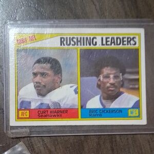 Rushing Leaders Football Card